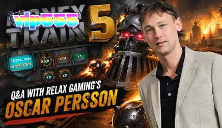 Tampilan visual kereta Money Train 5 dengan elemen mekanik baru